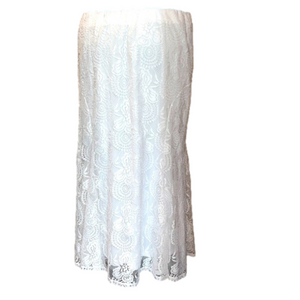 NWT Elastic Waist Lace Maxi Skirt, 22/24